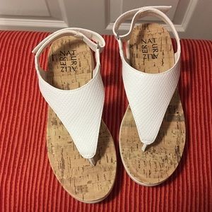 Naturalizer White Sandal